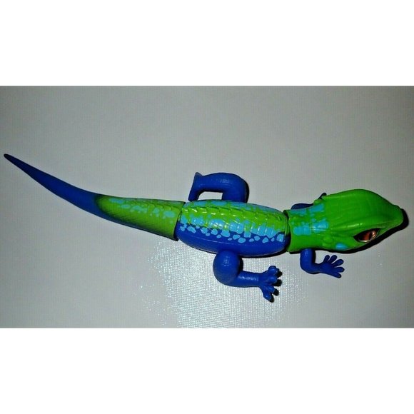 Zuru Robo Alive Robotic Lizard Realistic Running Green Blue Kids Toy - Picture 3 of 5
